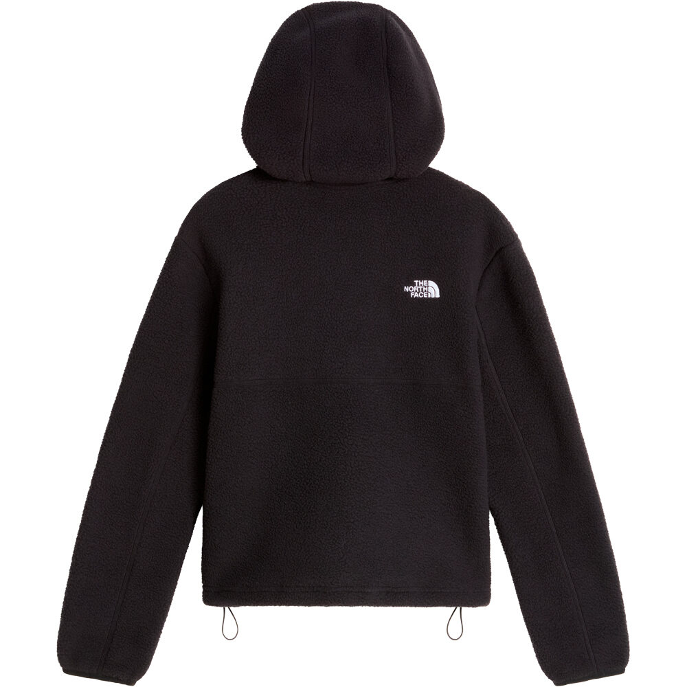 The North Face forro polar mujer W YUMIORI 1/4 ZIP HOOD NOVELTY vista trasera