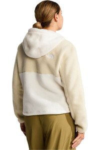 The North Face forro polar mujer W YUMIORI 1/4 ZIP HOOD NOVELTY vista trasera