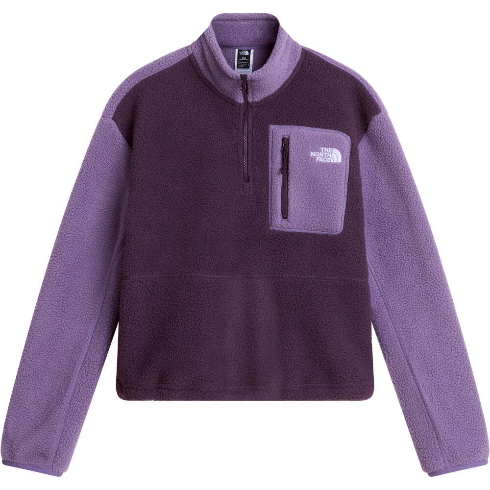The North Face forro polar mujer W YUMIORI 1/4 ZIP vista detalle