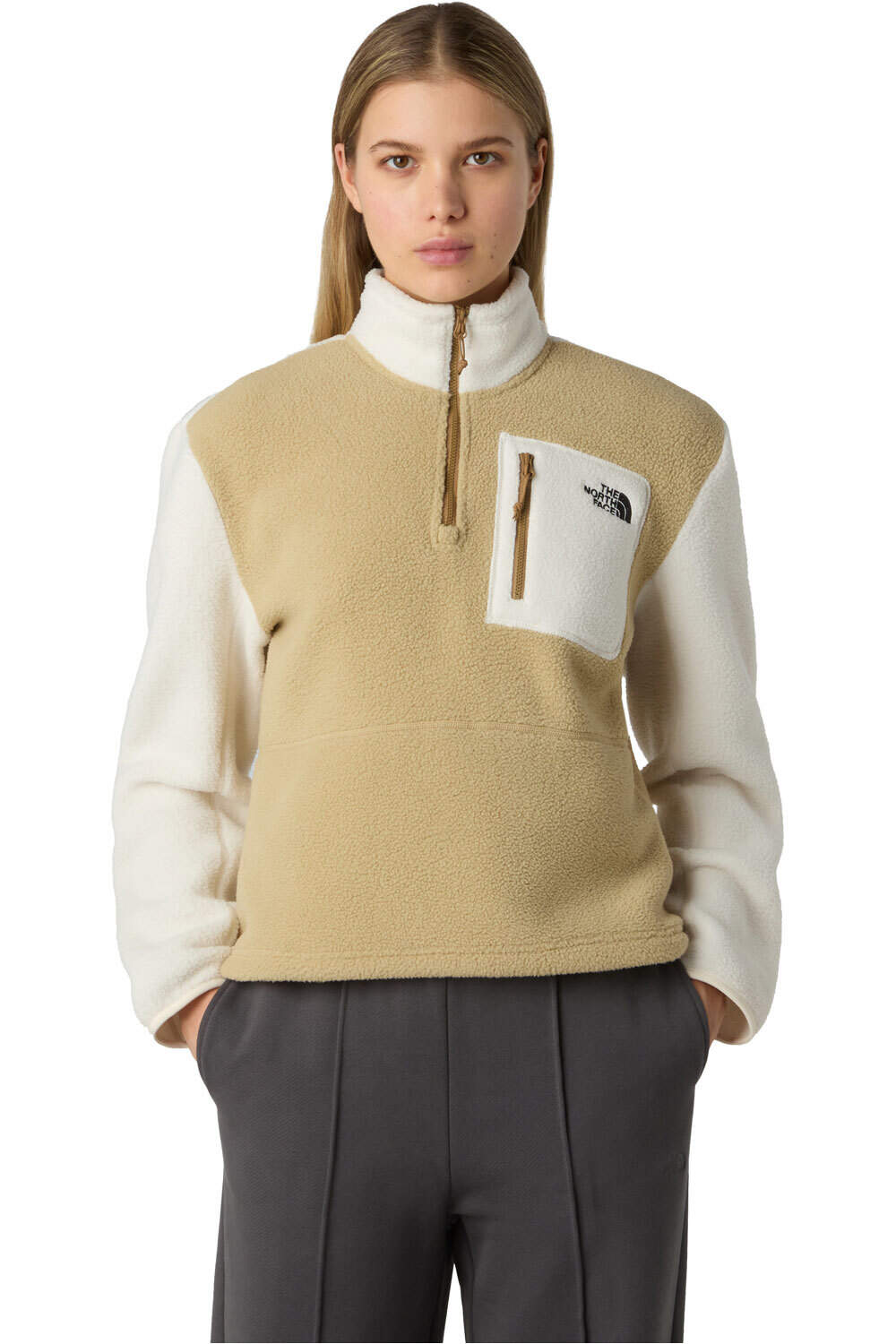 The North Face forro polar mujer W YUMIORI 1/4 ZIP vista frontal