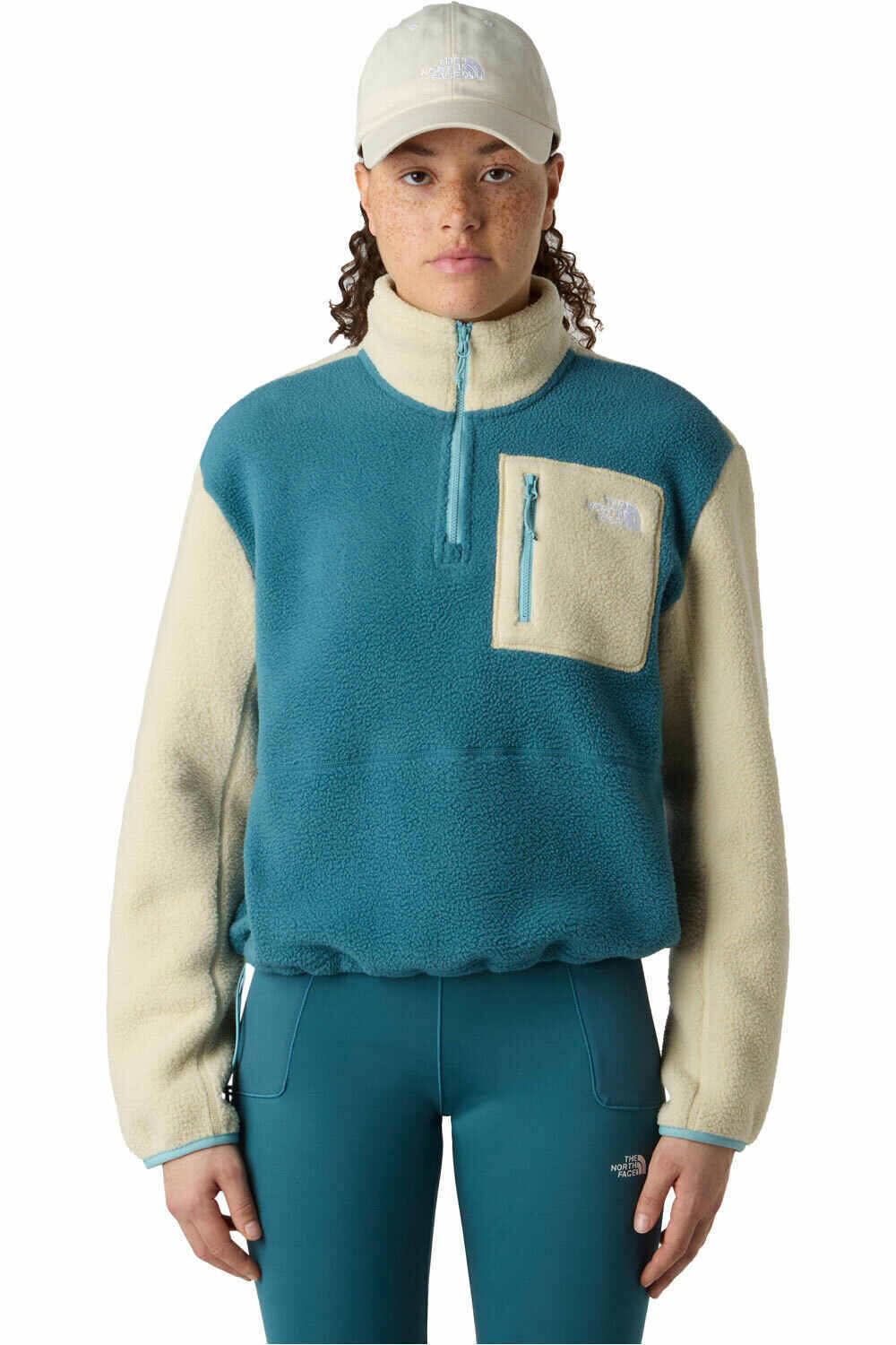 The North Face forro polar mujer W YUMIORI 1/4 ZIP vista frontal