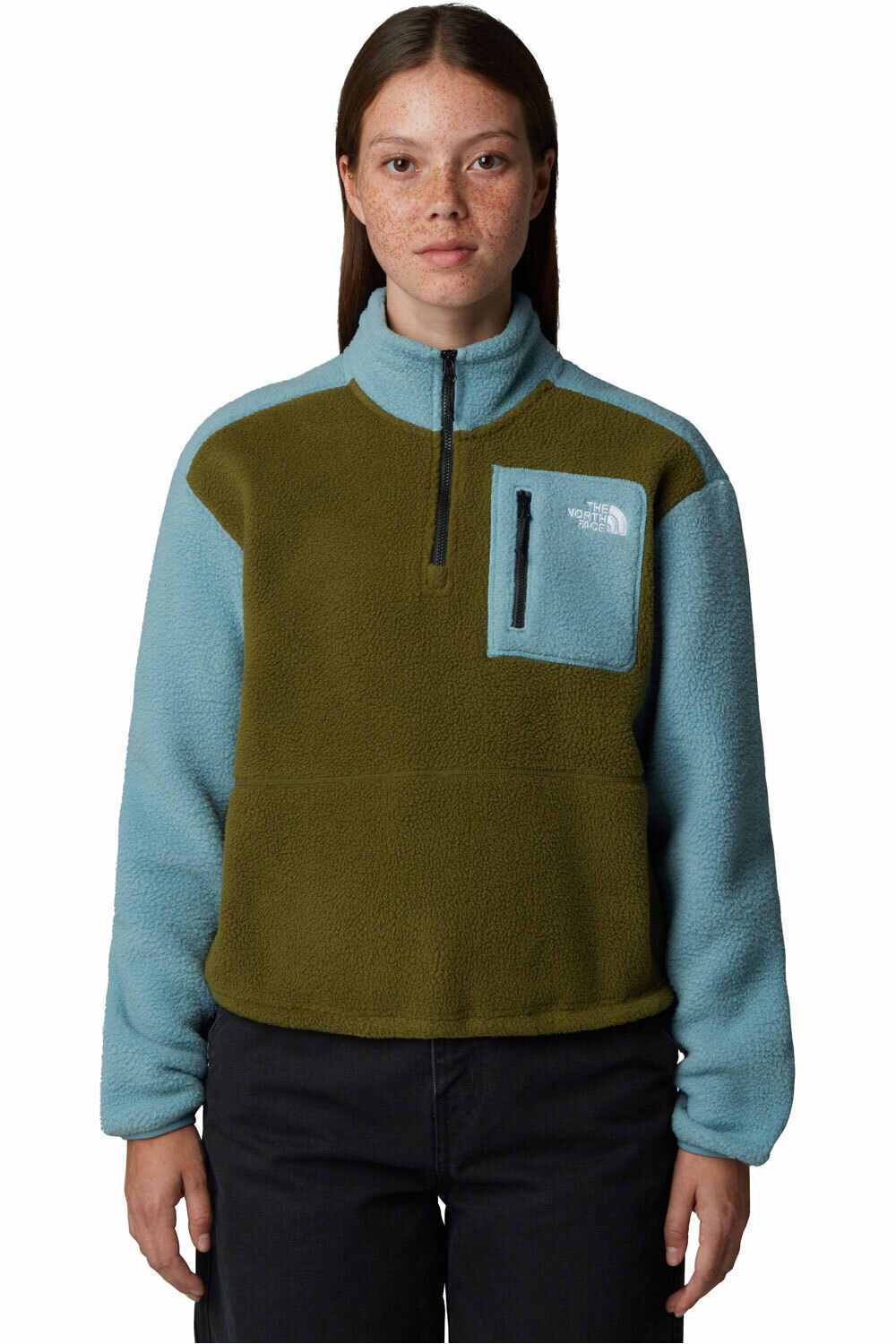 The North Face forro polar mujer W YUMIORI 1/4 ZIP vista frontal