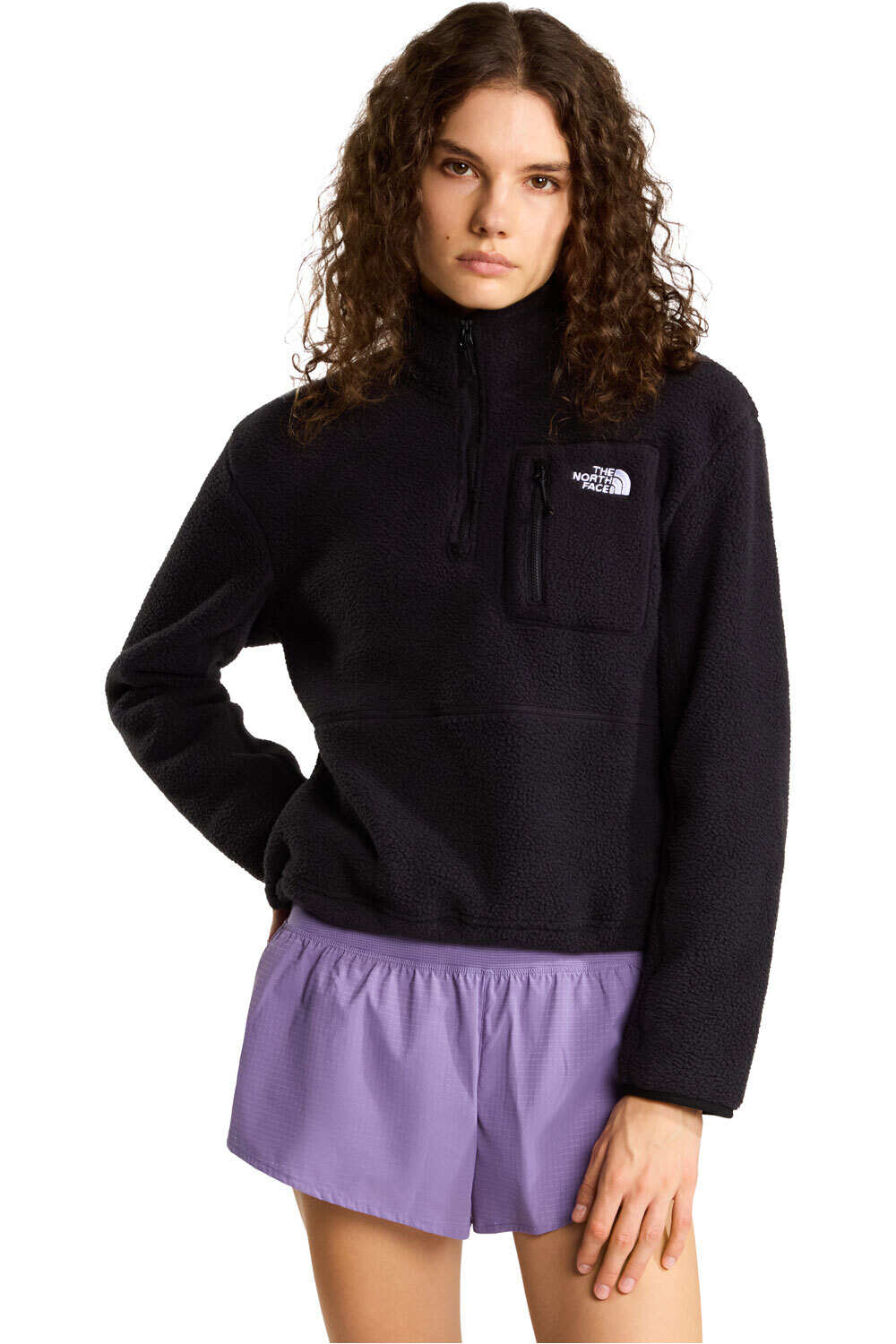 The North Face forro polar mujer W YUMIORI 1/4 ZIP vista frontal