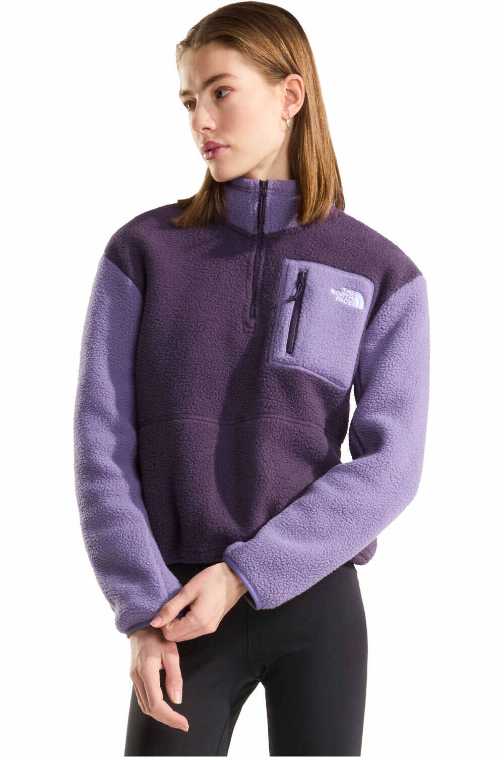 The North Face forro polar mujer W YUMIORI 1/4 ZIP vista frontal