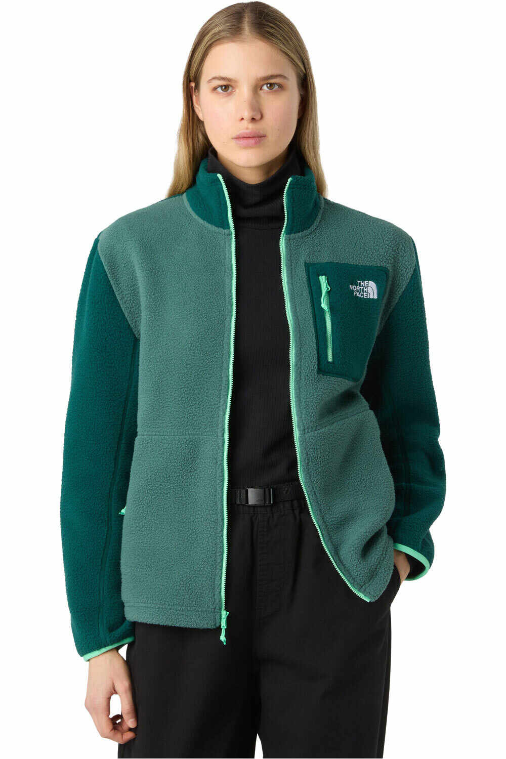 The North Face forro polar mujer W YUMIORI FULL ZIP vista detalle