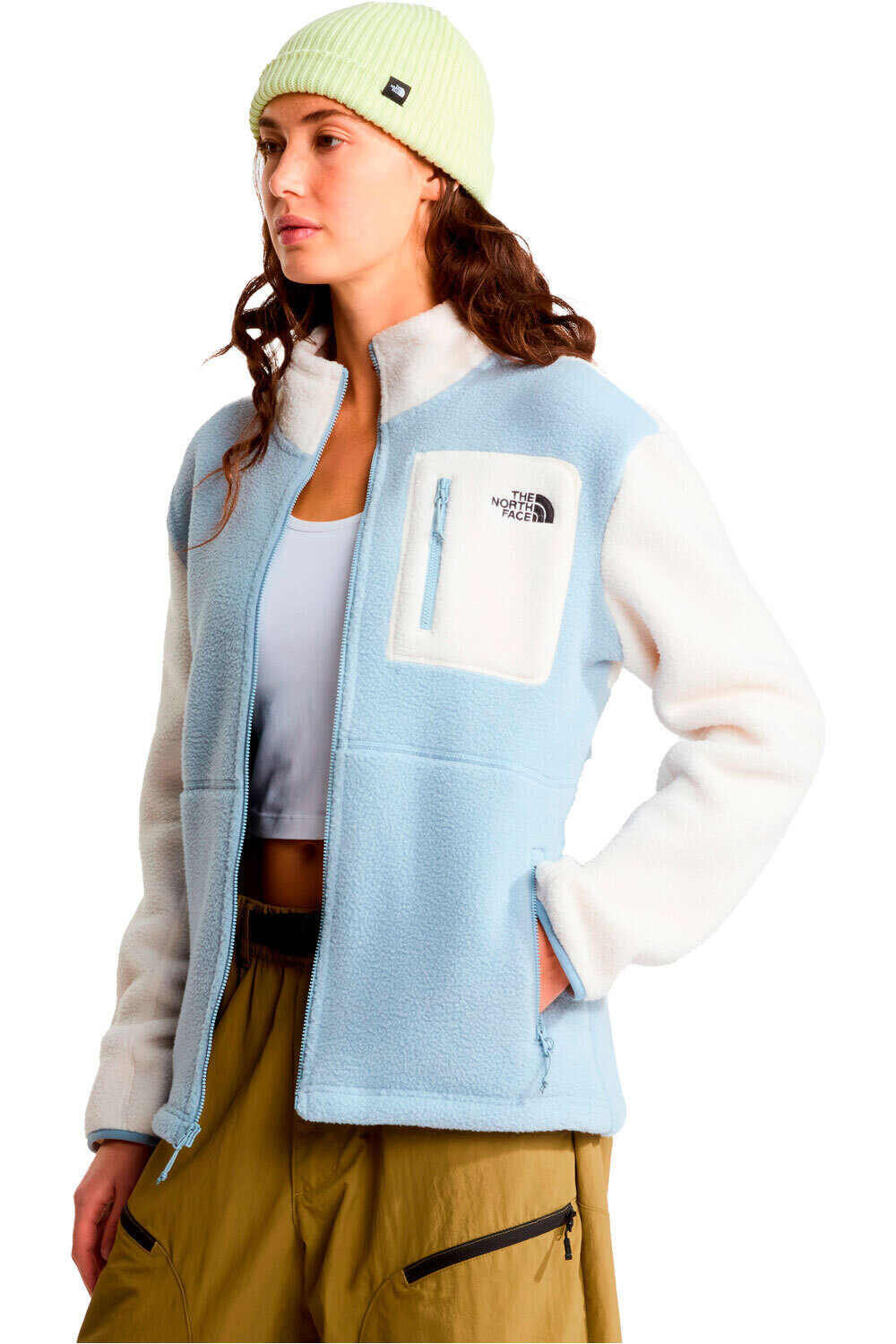 The North Face forro polar mujer W YUMIORI FULL ZIP vista detalle