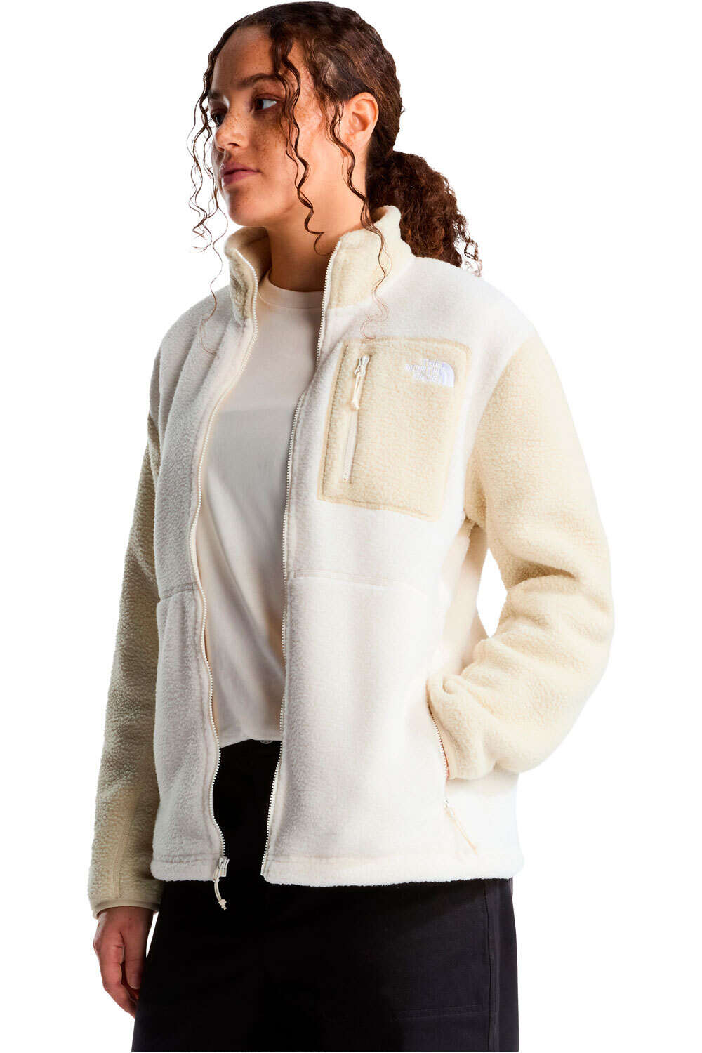 The North Face forro polar mujer W YUMIORI FULL ZIP vista detalle