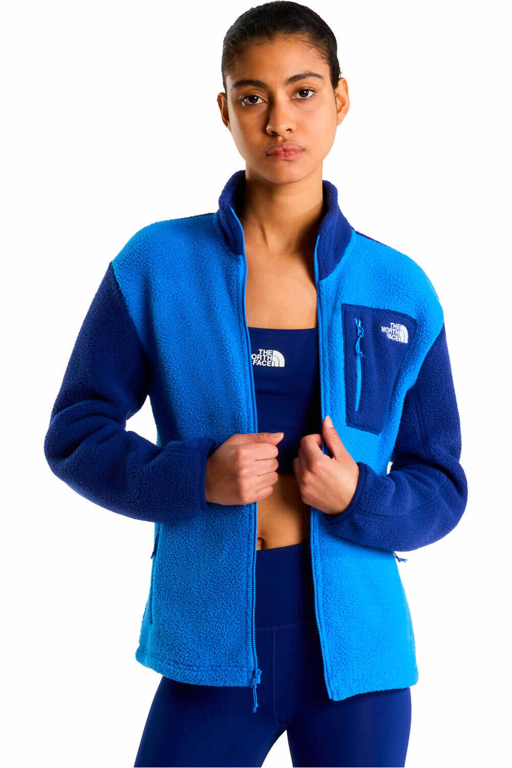 The North Face forro polar mujer W YUMIORI FULL ZIP vista detalle