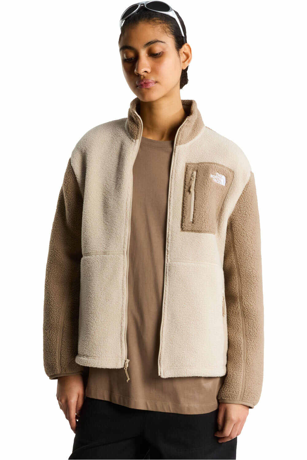 The North Face forro polar mujer W YUMIORI FULL ZIP vista detalle