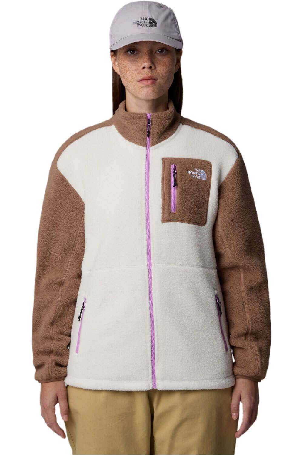 The North Face forro polar mujer W YUMIORI FULL ZIP vista frontal