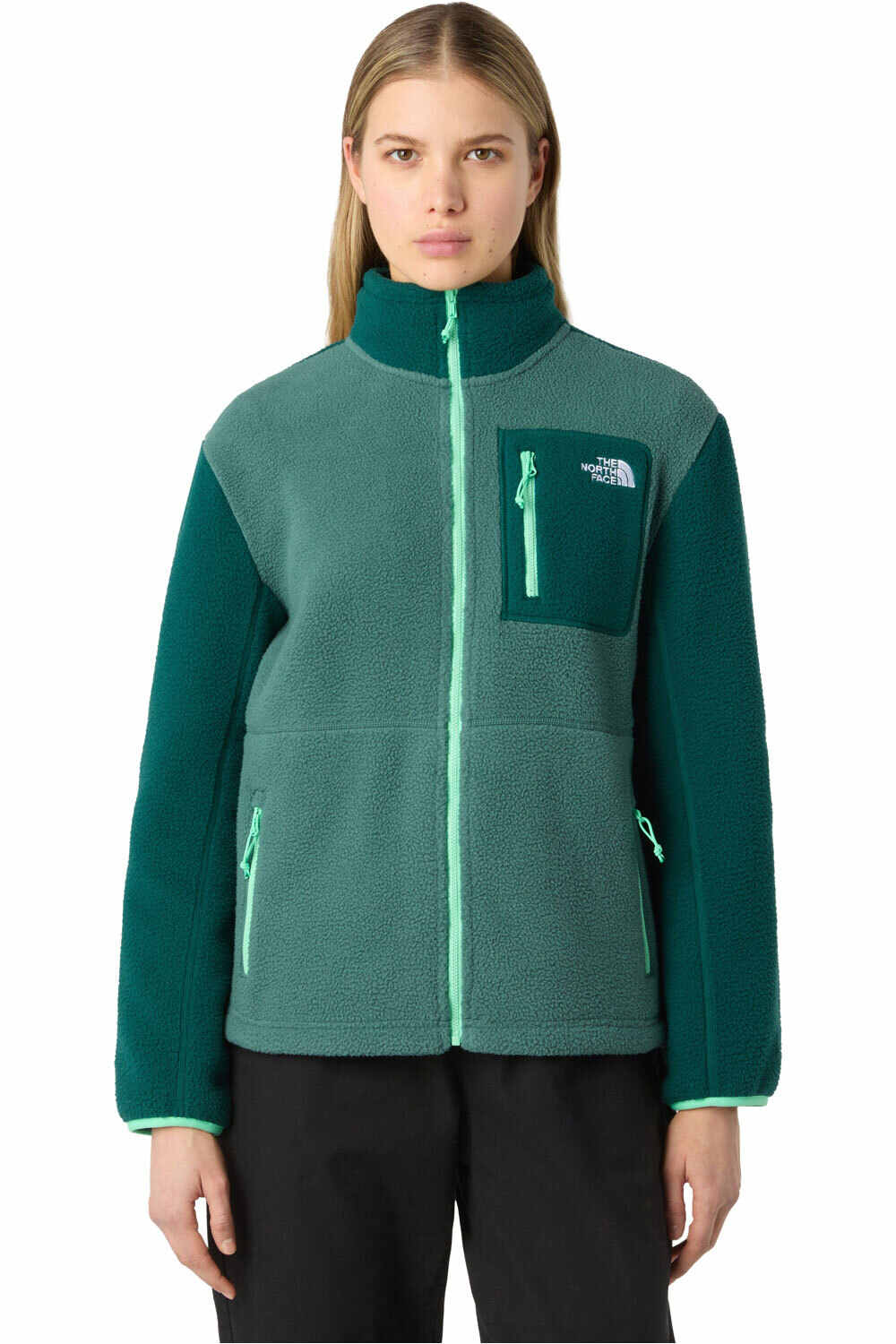 The North Face forro polar mujer W YUMIORI FULL ZIP vista frontal