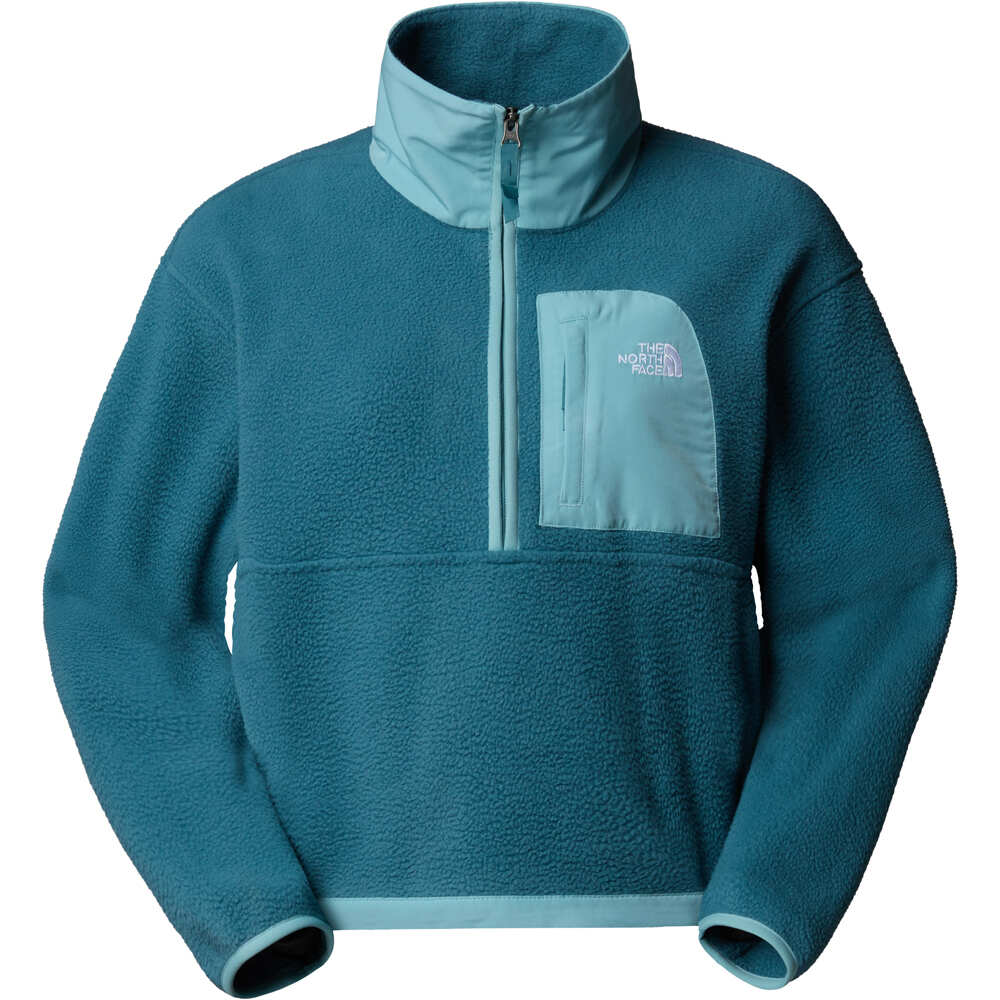 The North Face forro polar mujer W YUMIORI OFF PEAK 1/2 ZIP JACKET vista detalle