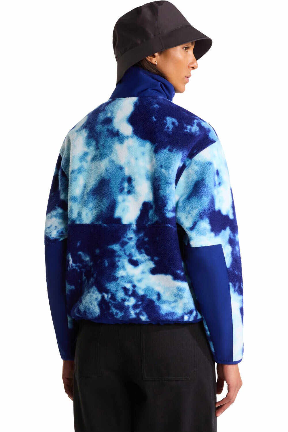 The North Face forro polar mujer W YUMIORI OFF PEAK FULL ZIP JACKET -PRNT vista trasera