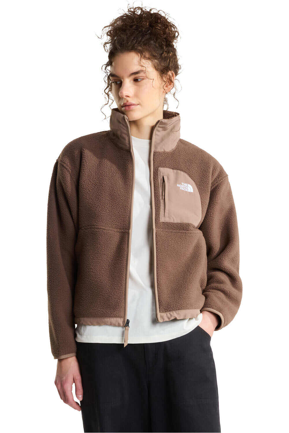 The North Face forro polar mujer W YUMIORI OFF PEAK FULL ZIP JACKET vista detalle