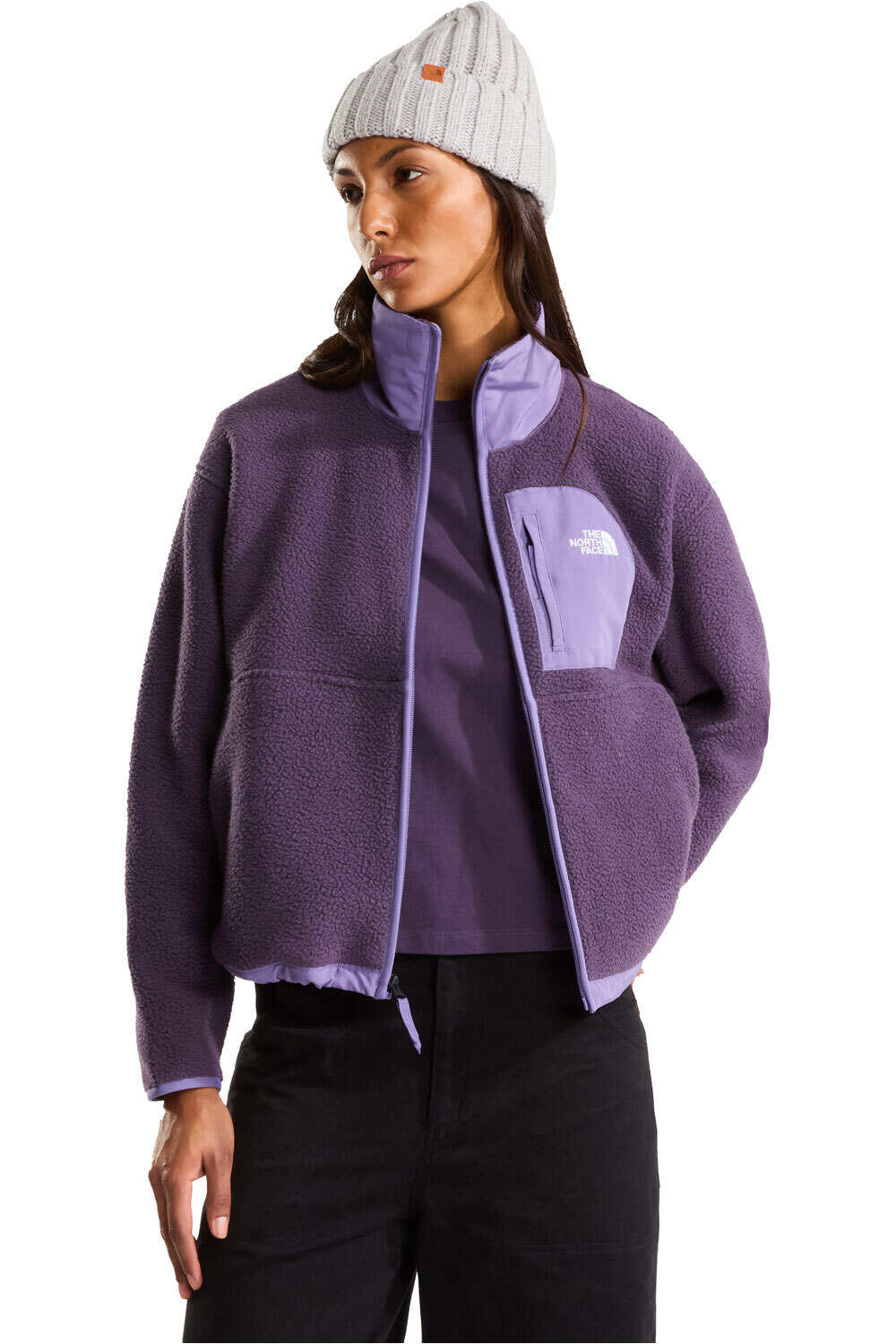 The North Face forro polar mujer W YUMIORI OFF PEAK FULL ZIP JACKET vista detalle