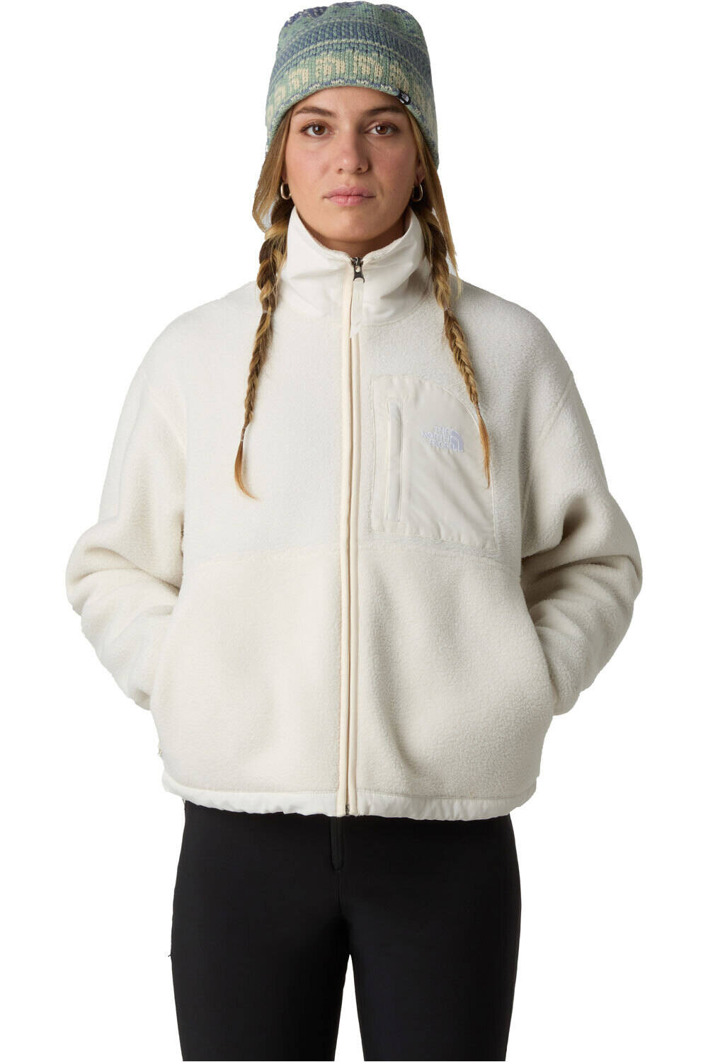 The North Face forro polar mujer W YUMIORI OFF PEAK FULL ZIP JACKET vista frontal