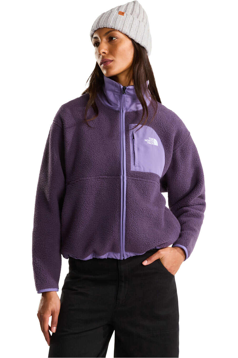 The North Face forro polar mujer W YUMIORI OFF PEAK FULL ZIP JACKET vista frontal