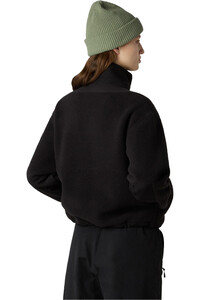 The North Face forro polar mujer W YUMIORI OFF PEAK FULL ZIP JACKET vista trasera