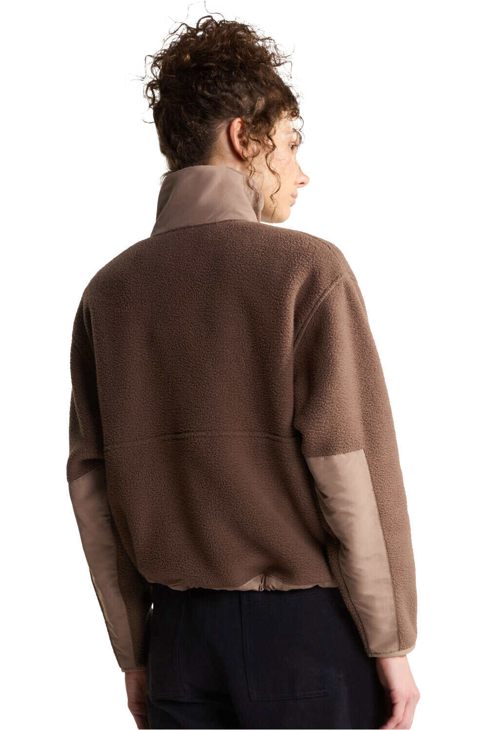 The North Face forro polar mujer W YUMIORI OFF PEAK FULL ZIP JACKET vista trasera