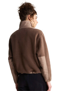 The North Face forro polar mujer W YUMIORI OFF PEAK FULL ZIP JACKET vista trasera