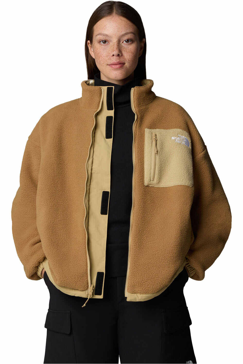 The North Face forro polar mujer W YUMIORI REVERSIBLE JACKET vista detalle