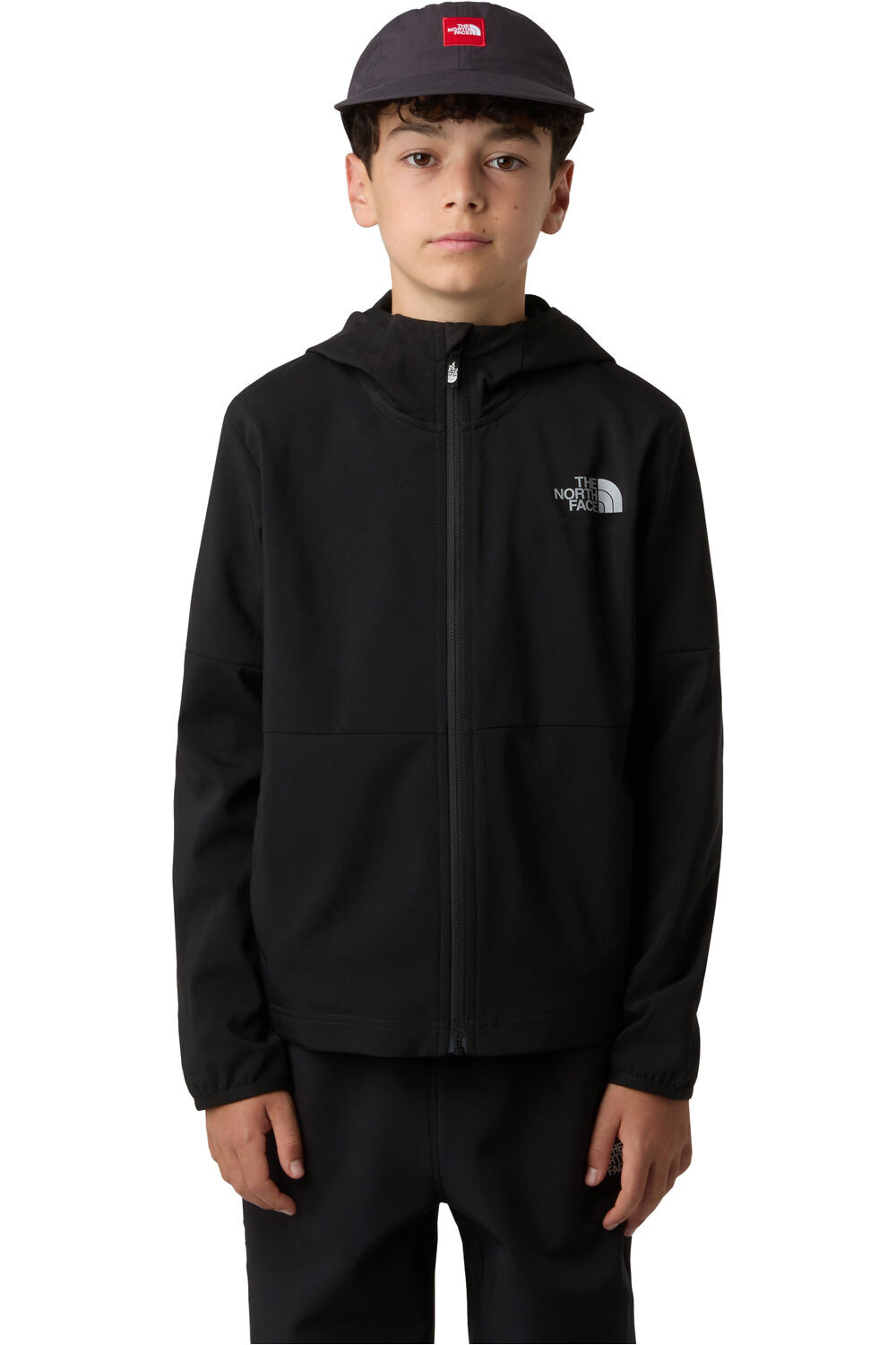 The North Face forro polar niño B ON THE TRAIL FZ HOODIE vista frontal