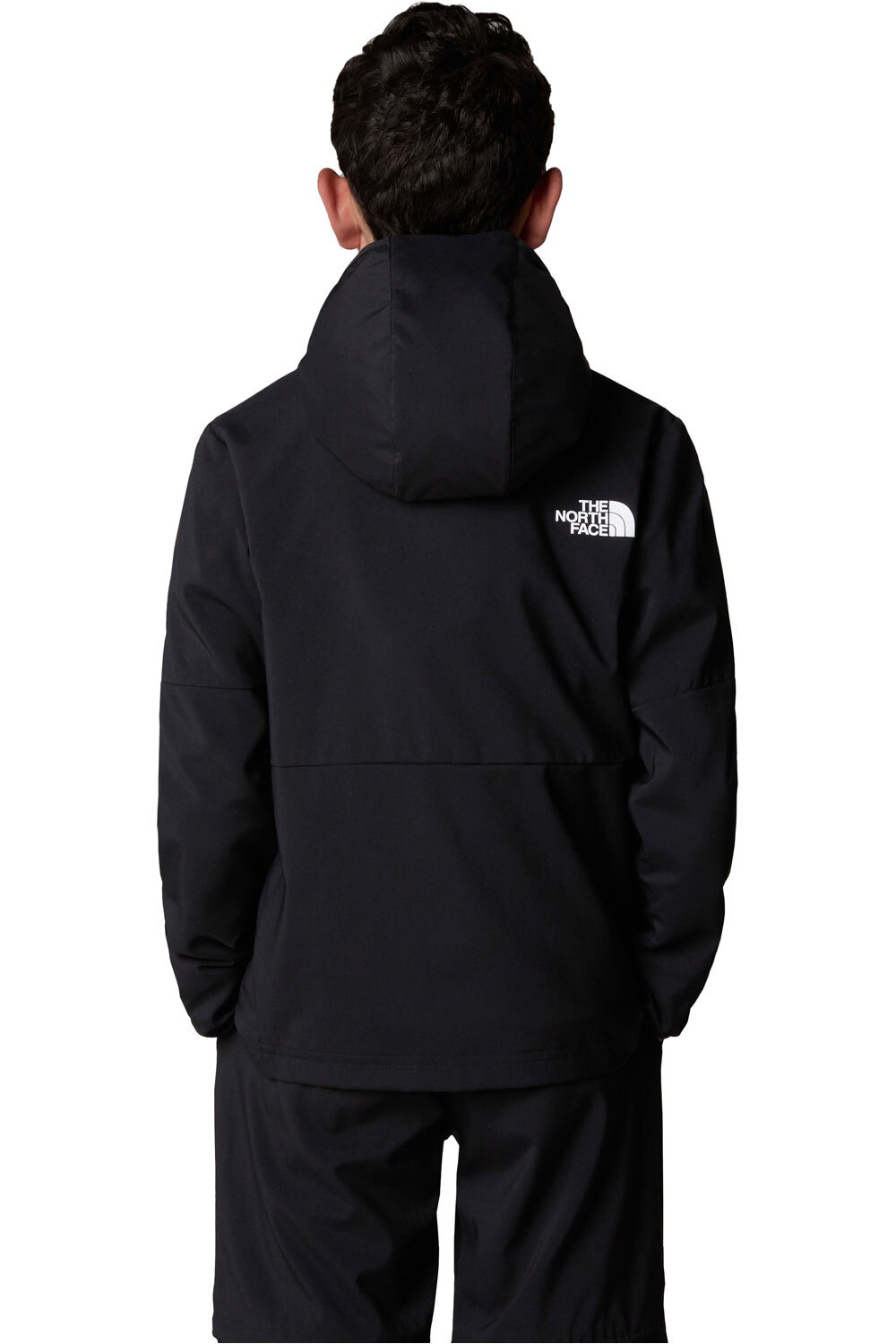 The North Face forro polar niño B ON THE TRAIL FZ HOODIE vista trasera