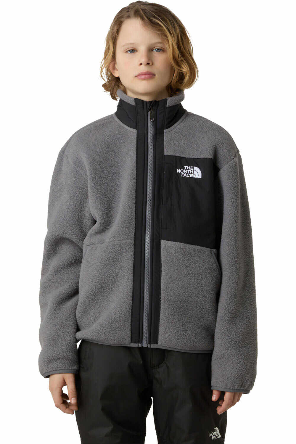 The North Face forro polar niño B YUMIORI FULL ZIP JACKET vista frontal