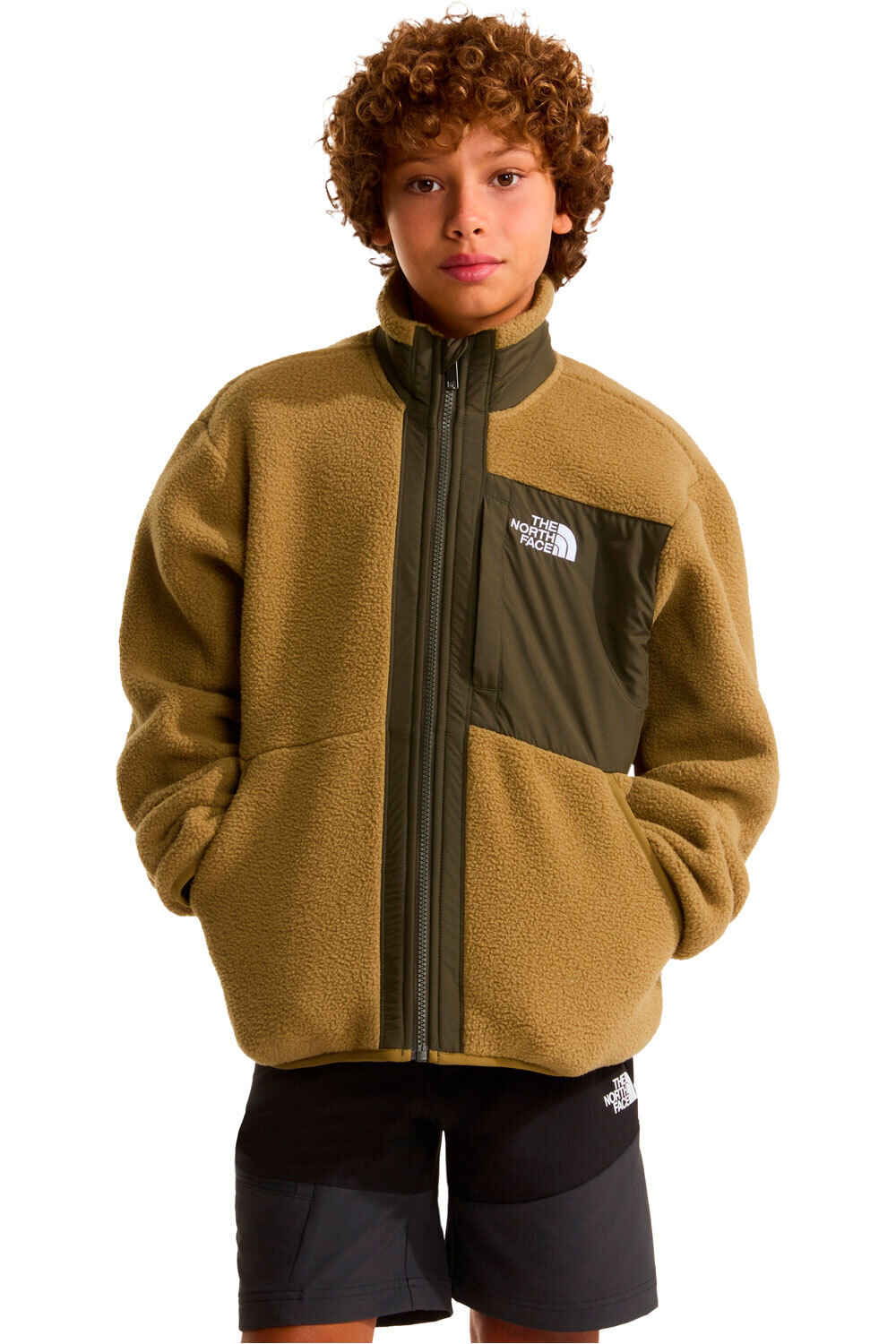 The North Face forro polar niño B YUMIORI FULL ZIP JACKET vista frontal