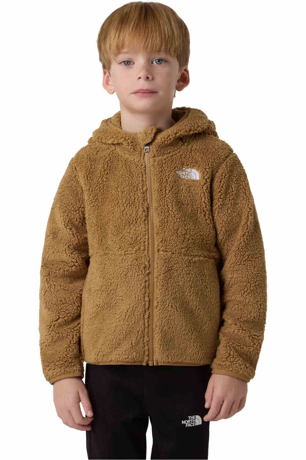 The North Face forro polar niño KID CAMPSHIRE F/Z HOODIE vista frontal