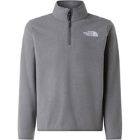 The North Face forro polar niño TEEN GLACIER 1/4 ZIP PULLOVER vista detalle