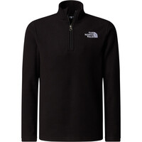 The North Face forro polar niño TEEN GLACIER 1/4 ZIP PULLOVER vista frontal