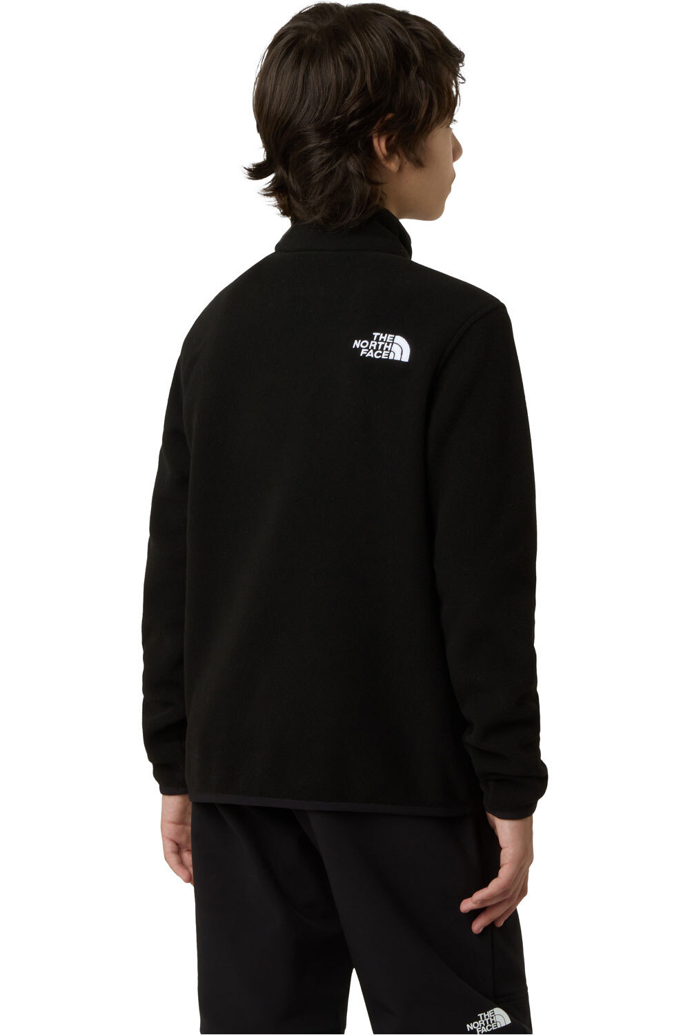 The North Face forro polar niño TEEN GLACIER 1/4 ZIP PULLOVER vista trasera