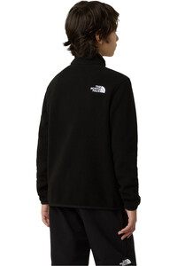 The North Face forro polar niño TEEN GLACIER 1/4 ZIP PULLOVER vista trasera
