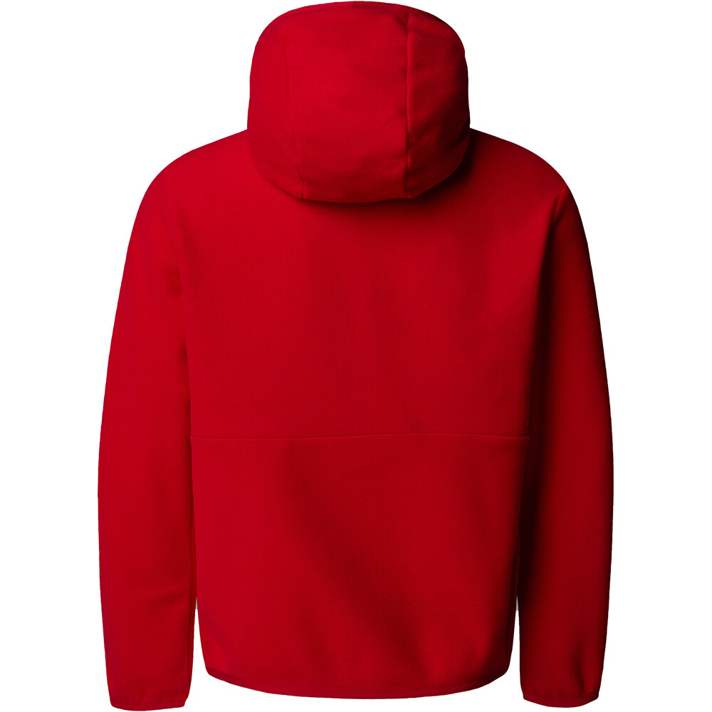 The North Face forro polar niño TEEN GLACIER F/Z HOODED JACKET vista trasera