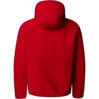 The North Face forro polar niño TEEN GLACIER F/Z HOODED JACKET vista trasera