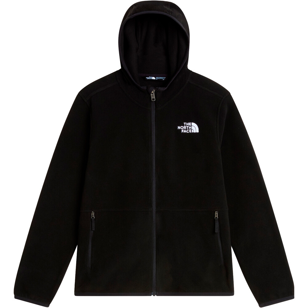 The North Face forro polar niño TEEN GLACIER FZ HOODIE 03