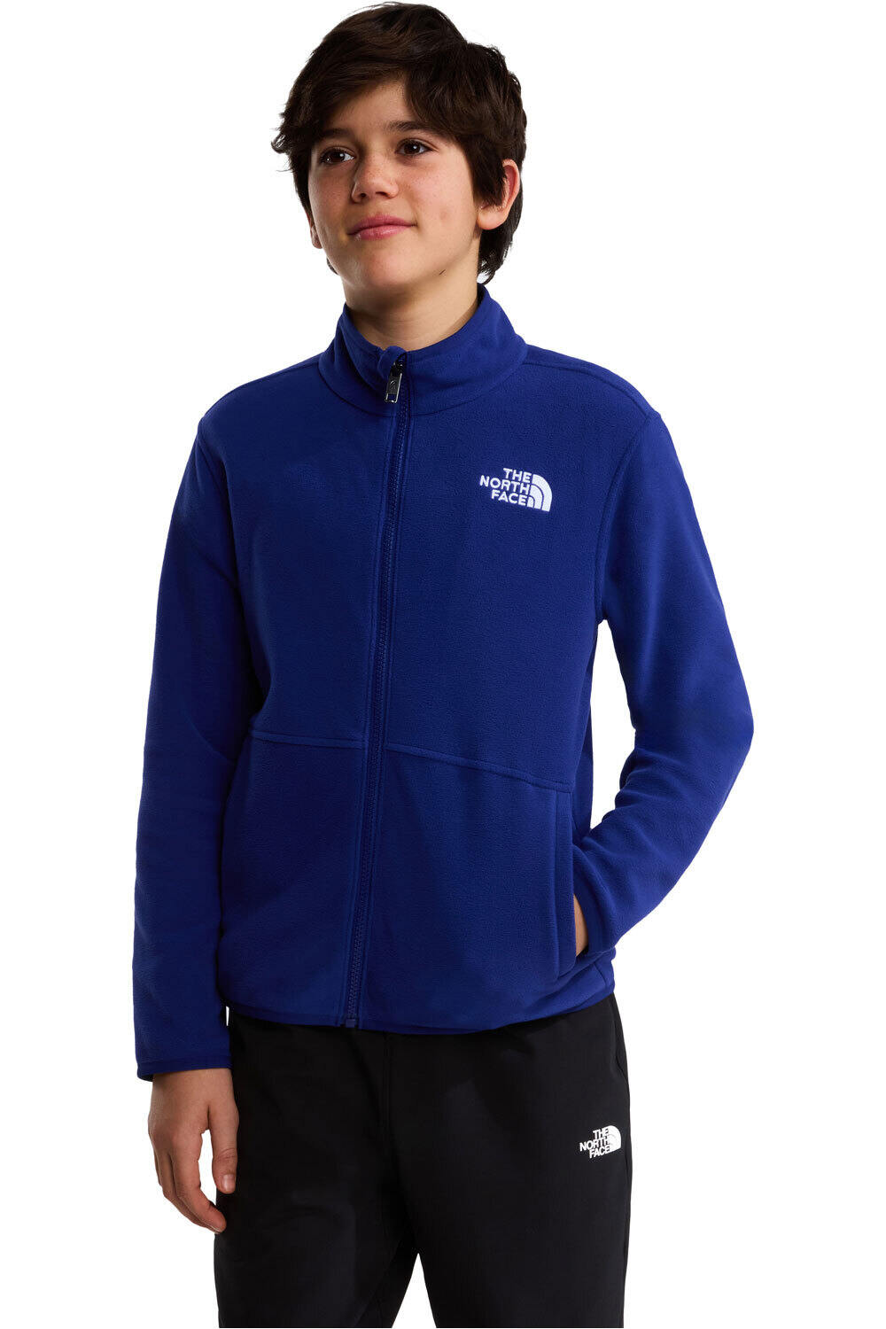 The North Face forro polar niño TEEN GLACIER FZ ZIP IN JACKET vista frontal