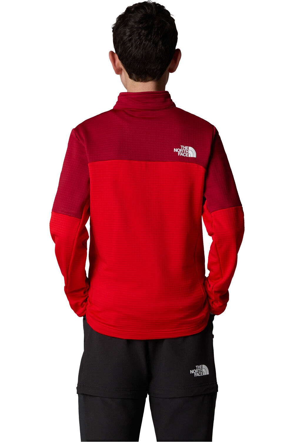 The North Face forro polar niño TEEN HIKE MIDLAYER FZ vista trasera