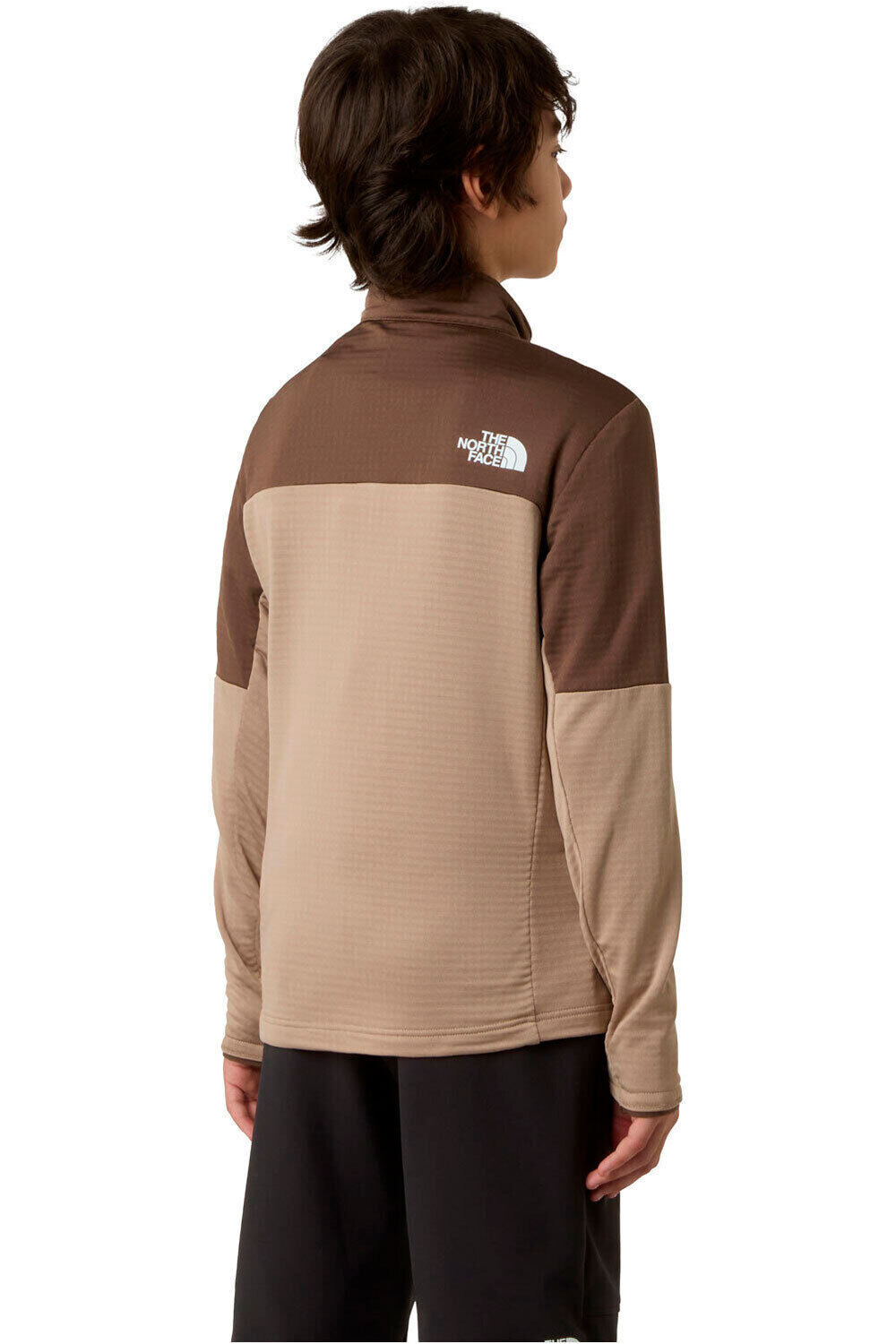 The North Face forro polar niño TEEN HIKE MIDLAYER FZ vista trasera