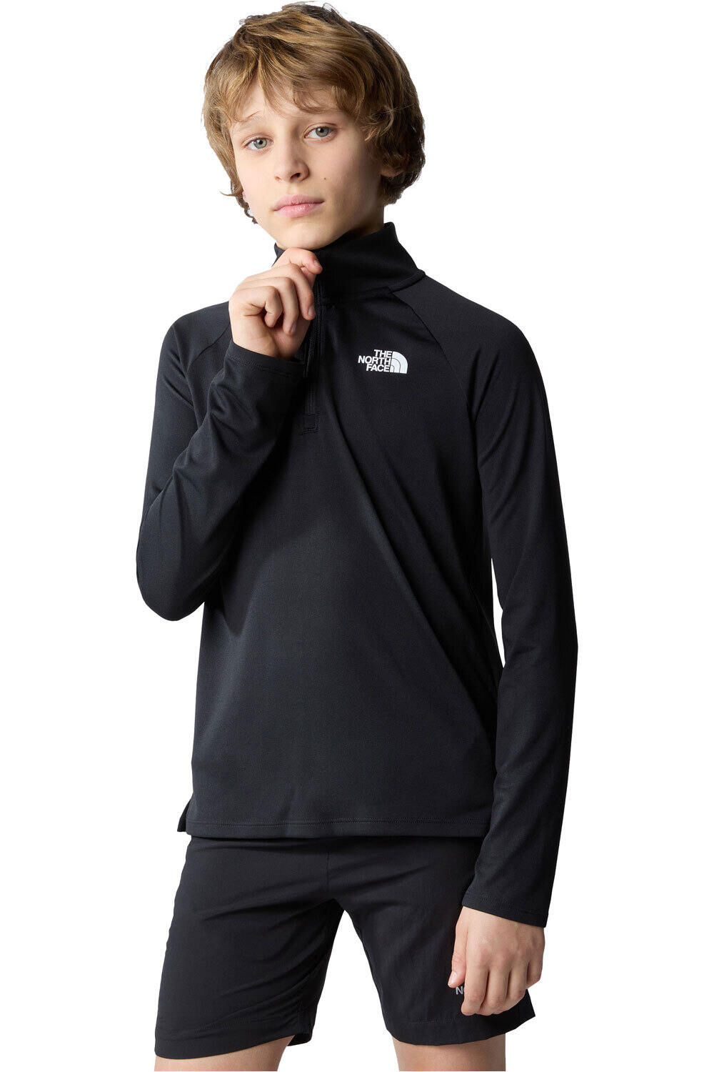 The North Face forro polar niño TEEN NEVER STOP 1/4 ZIP vista frontal