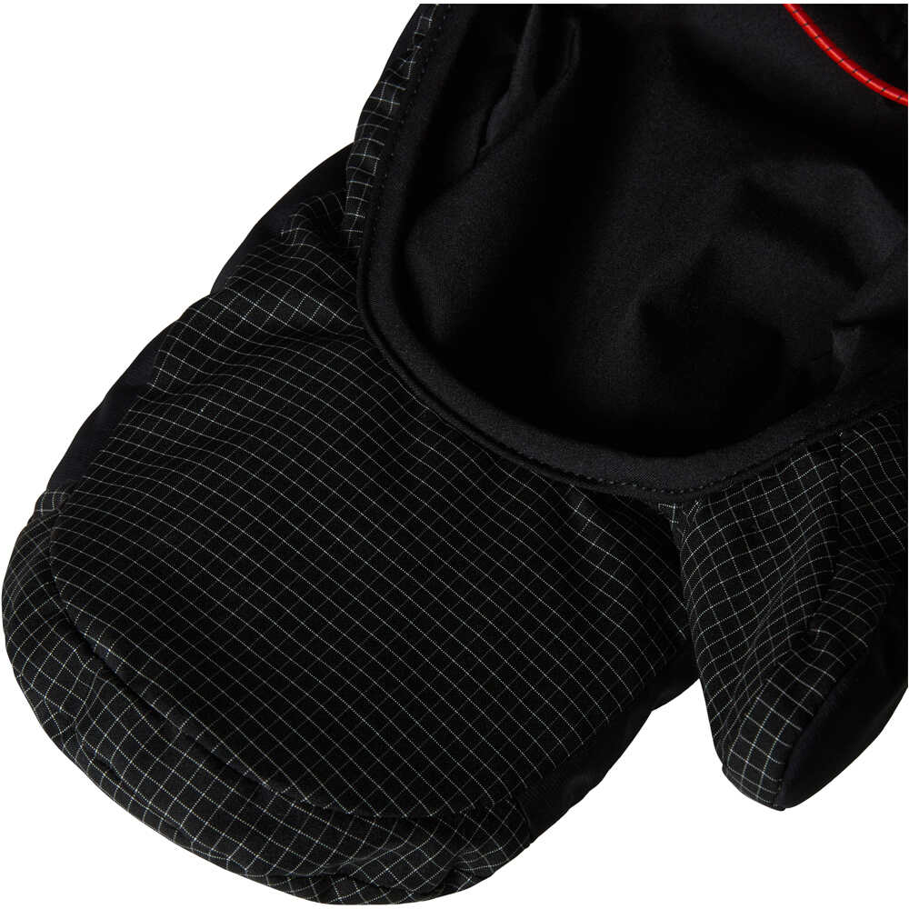 The North Face guantes esquí hombre SUMMIT HYBRID OVERMITT vista trasera