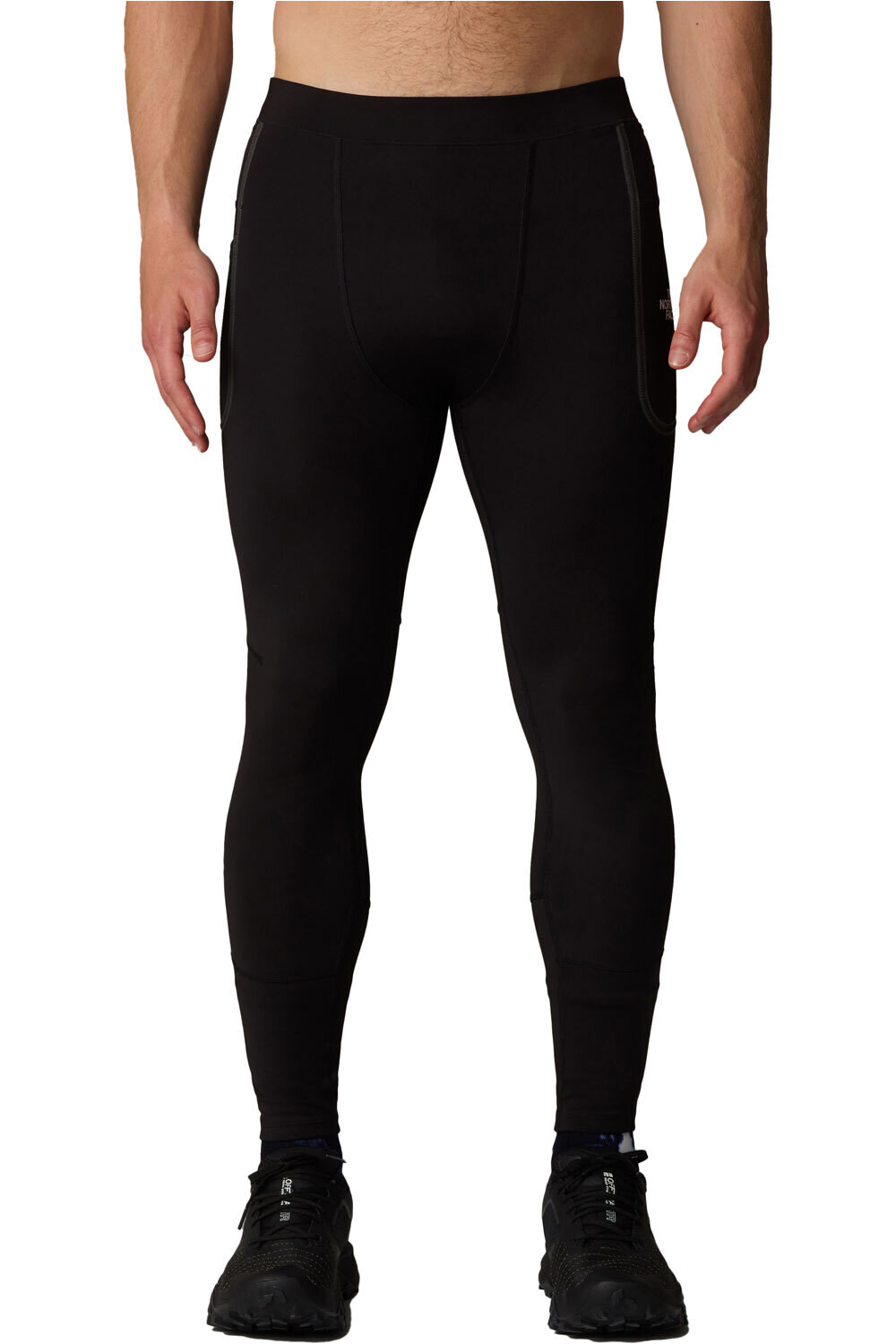 The North Face malla trail running larga hombre M WINTER WARM PRO TIGHT vista frontal