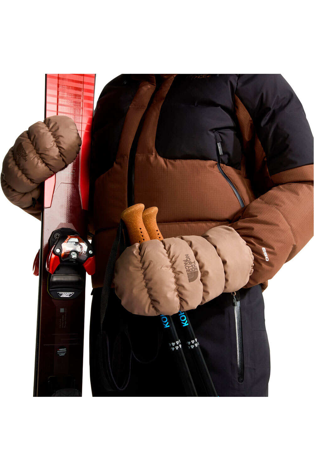 The North Face manoplas esquí adulto MONTANA PUFFER MITT vista frontal