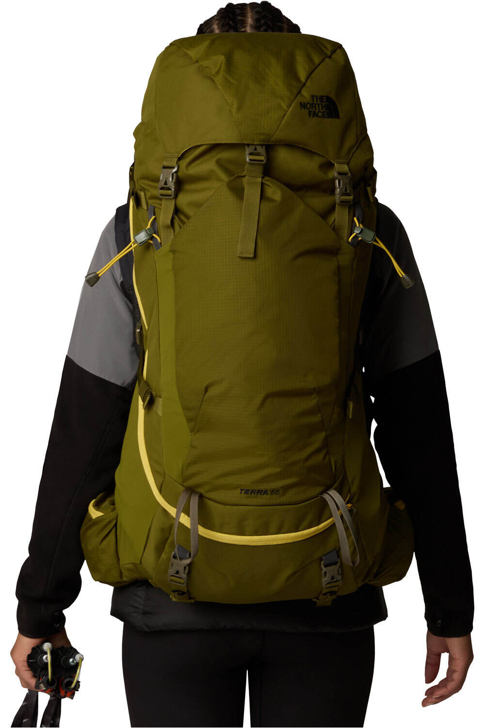 The North Face mochila montaña TERRA 55 vista frontal
