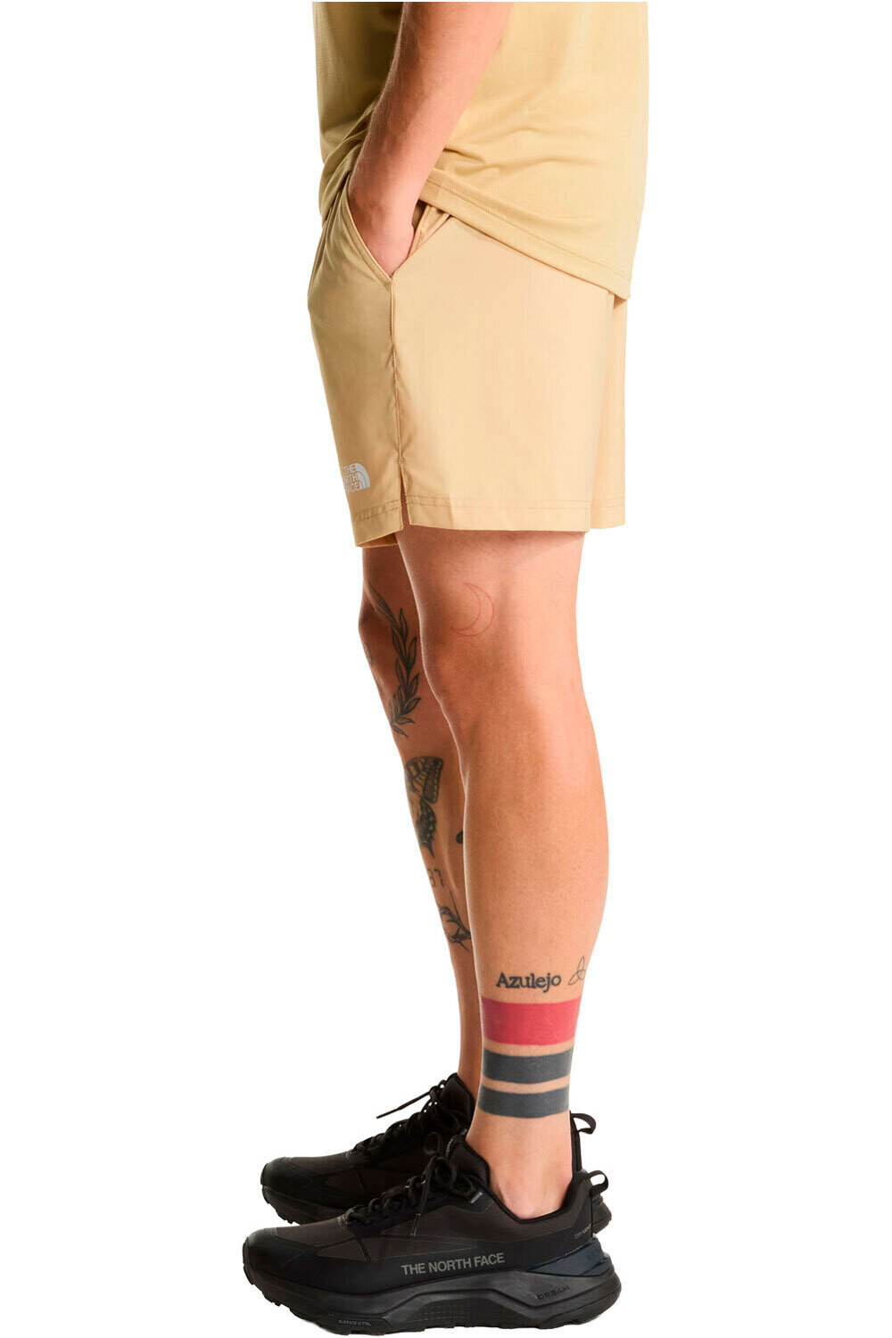 The North Face pantalón corto montaña hombre M 24/7 5 SHORTS vista detalle