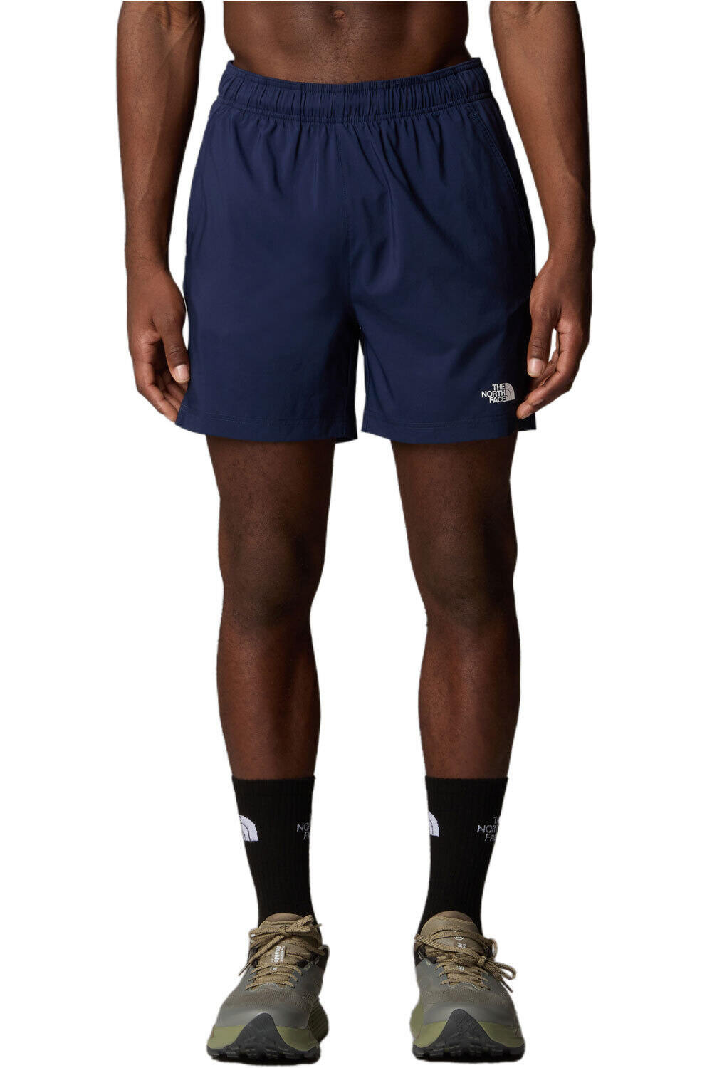 The North Face pantalón corto montaña hombre M 24/7 5'' SHORTS vista frontal