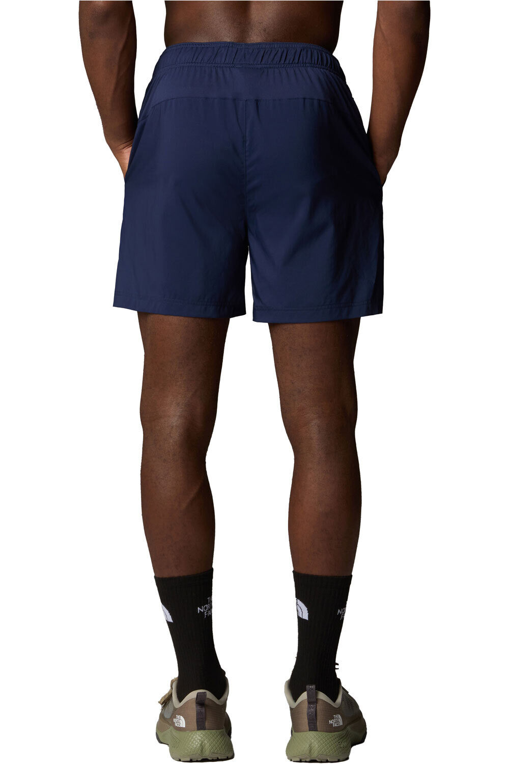 The North Face pantalón corto montaña hombre M 24/7 5'' SHORTS vista trasera