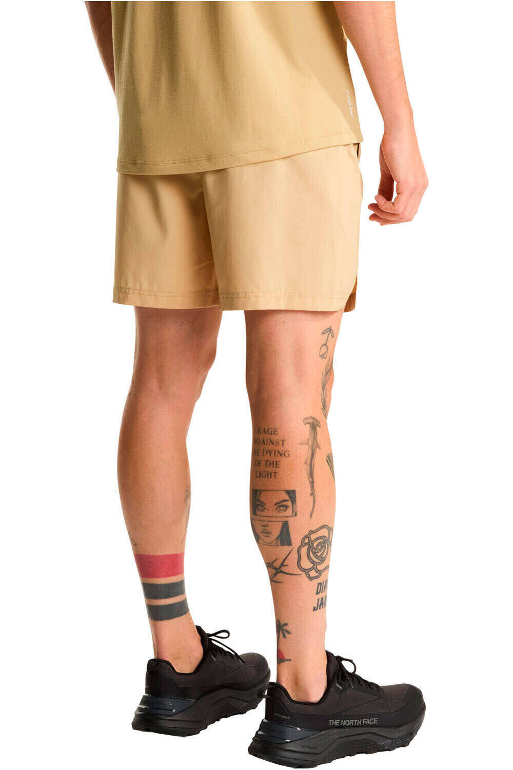 The North Face pantalón corto montaña hombre M 24/7 5 SHORTS vista trasera