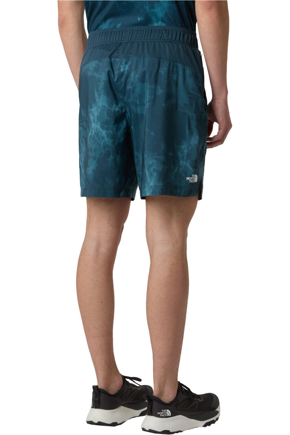 The North Face pantalón corto montaña hombre M 24/7 7IN SHORT-PRINT vista trasera